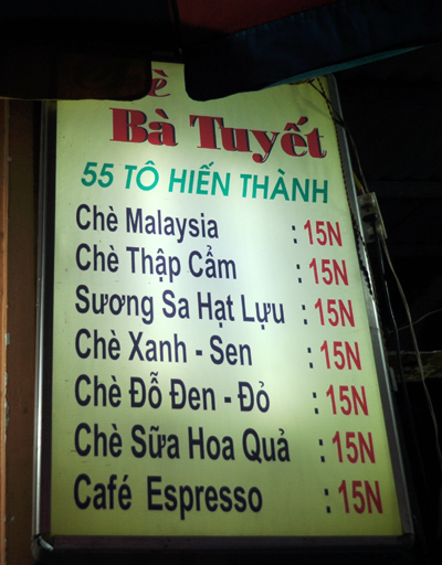 Thử vị những quán chè ngoại có tiếng nhất ở Hà Nội